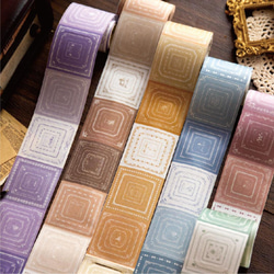 コラージュ素材 6種 480枚 ヴェネツィアボーダー フレーム 枠 シール