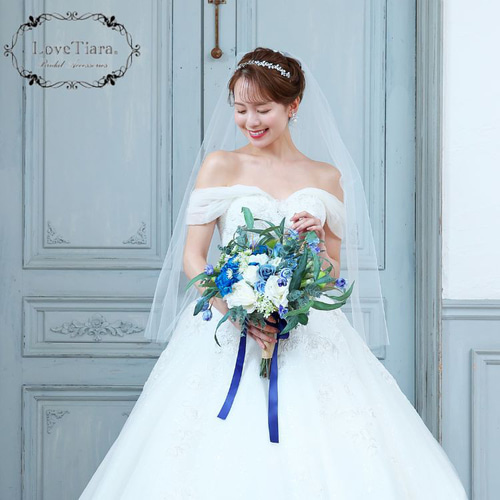 ジルコニアカチューシャ【バタフライ】KA-41|ウエディング 結婚式