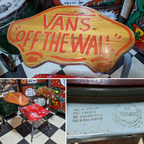 アメリカンヴィンテージアメリカン スクールデスク（改）Vans