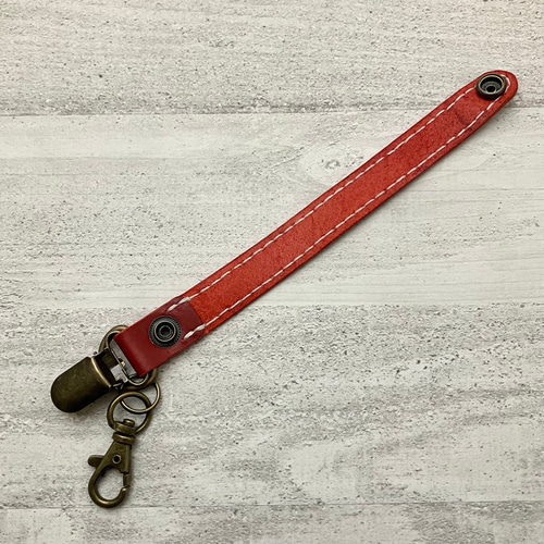 スカーフ、手袋（グローブ）ホルダー/本革、国産オイルヌメ革