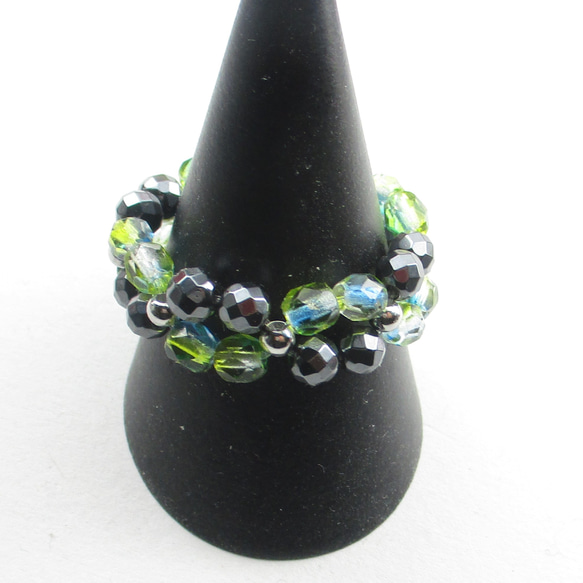 いつも勝気なヘマタイトさんは、時々ぺコンとする時もあるけれど、前を向いています♪(創作リング)SR890 1枚目の画像