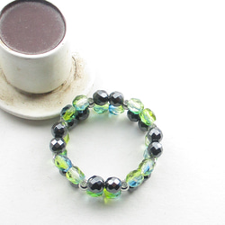 いつも勝気なヘマタイトさんは、時々ぺコンとする時もあるけれど、前を向いています♪(創作リング)SR890 2枚目の画像