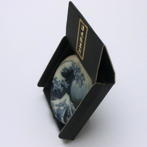 HOK-009B 浮世絵器行 北斎波と富士小皿 小皿 yamakatsu 通販 18561840