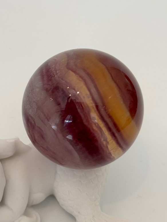 フローライト　スフィア 40.08mm 107g 1枚目の画像