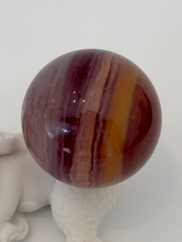フローライト　スフィア 40.08mm 107g 8枚目の画像