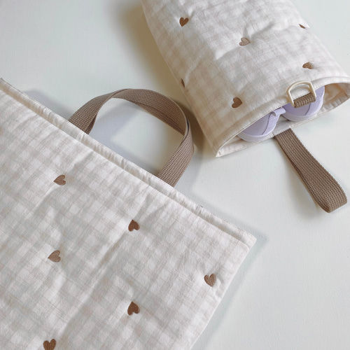 送料無料》 ふわふわキルト 入園入学 セット 刺繍 (レッスンバッグ