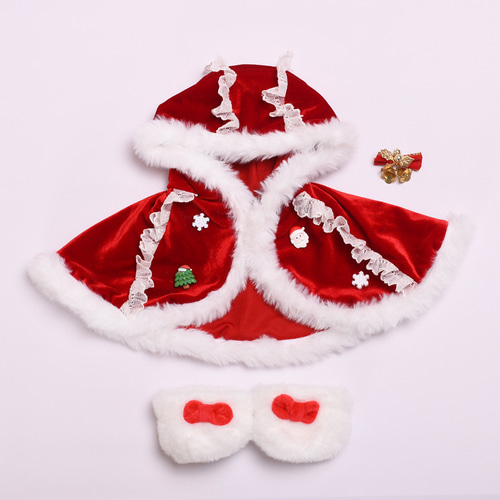 リーナ・ベルステラルー用 Sサイズ ぬいぐるみ着せ替え服クリスマス