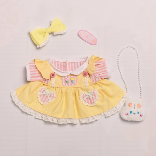 リーナ・ベル用 Mサイズ ぬいぐるみ着せ替え服クリスマスコスチューム