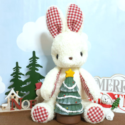 20%off】チョコミント色のうさぎ【Creema限定】 ぬいぐるみ もちまる