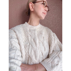 選擇您的長度❤️RATA原創針織衫❤️麻花圖案短款針織衫❤️精緻輪廓❤️優雅灰色 第16張的照片