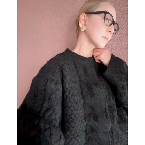 RATAオリジナルニット❤️ケーブル柄のショートニット❤️絶妙