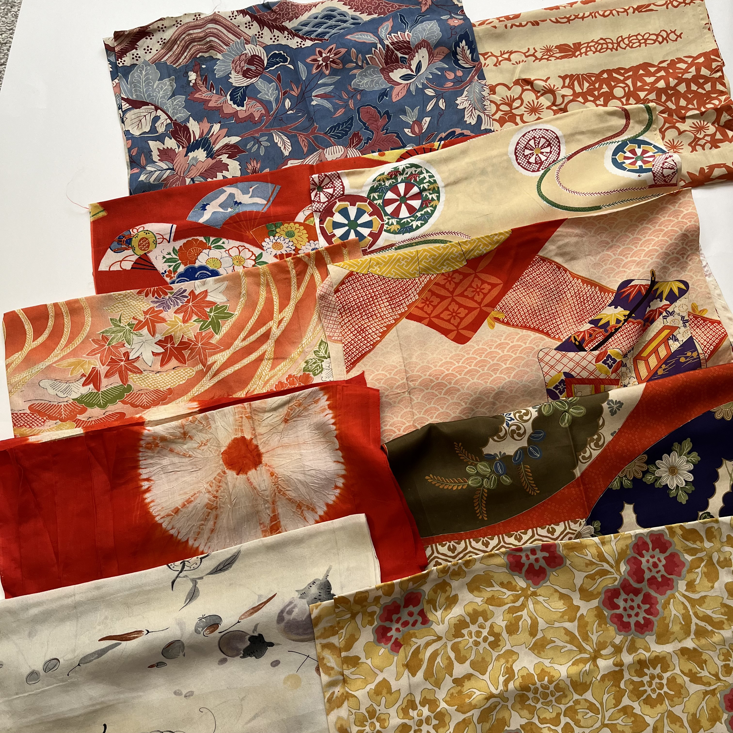 古布•アンティークはぎれ 約10kg （1㎏単位でも可）