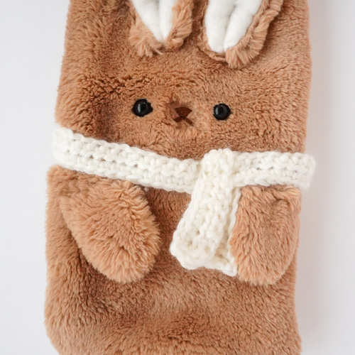 グニフニ さん うさちゃん ぬいぐるみ マフラー 冬うさぎのぬいぐるみマフラー♡名入れ可能♡誕生日・クリスマス