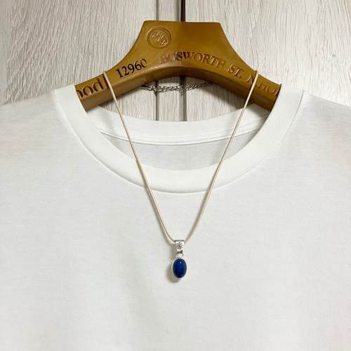 silver950 ラピスラズリ シルバー ネックレス ペンダント
