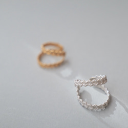 silver925 Wコードイヤーカフ 11枚目の画像