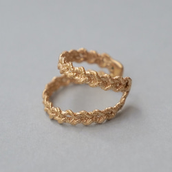 18KGP Wコードイヤーカフ 3枚目の画像