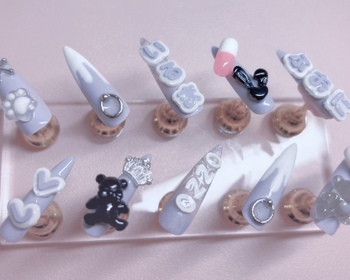 購入されない方♡NG 【現品限り】シクフォニ すち ネイルチップ 購入されない方♡NG 【現品限り】シクフォニ すち ネイルチップ
