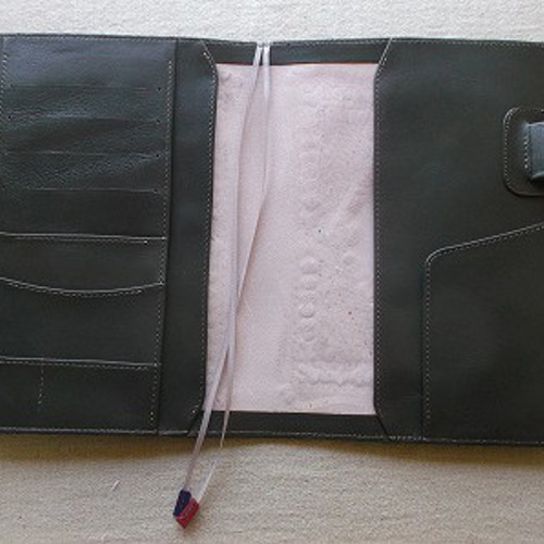 ほぼ日手帳カズン対応　A5サイズ手帳カバー　レザー刻印＆拭き染め ほぼ日手帳カズン対応 レザー手帳カバー 刻印＆拭き染め A5