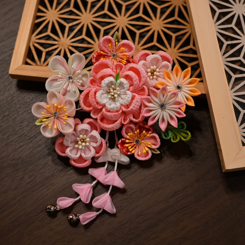 ♡チリメン羽子板飾りセット♡お洒落可愛いおメメパッチリウサギさん♡ 羽子板アクリルケース入り飾りセット【P6503】 選べる！ちりめんで作