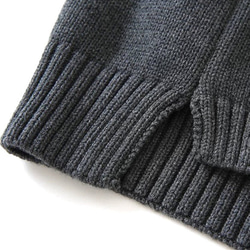 ◇【寒くなってきた着回しの一枚に☆カーボングレー ピュアコットン100％ 】S-XXLサイズ ベスト T-00016 6枚目の画像