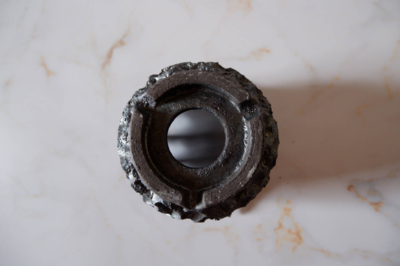 3号窯変黒棘鉢687　塊根植物　多肉植物　盆栽　植木鉢　作家鉢　沖縄 7枚目の画像