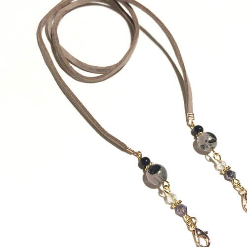 ♪650 ❤️ アンティーク　ビーズ　マスクチェーン　メガネチェーン　ハンドメイド ♪650 ❤️ アンティークビーズマスクチェーンメガネチェーンハンドメイド