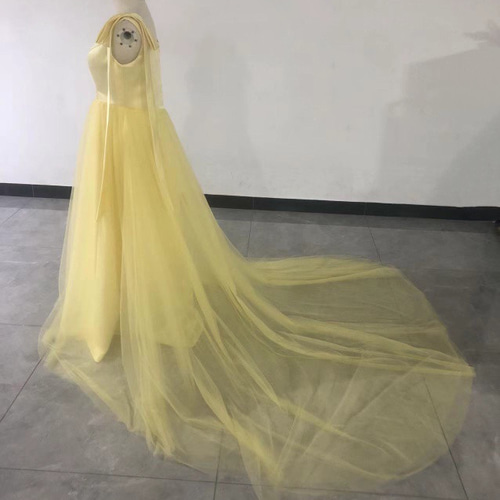 高品質！ キャミソールドレス 背中見せ 取り外しリボン 披露宴  