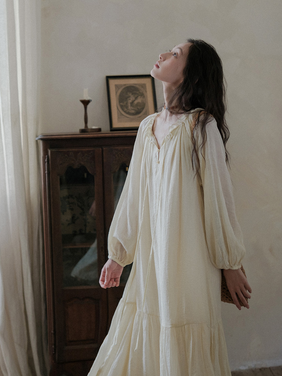 早秋、休暇風ベルトロングスカート、ゆったりしたワンピース、レディース