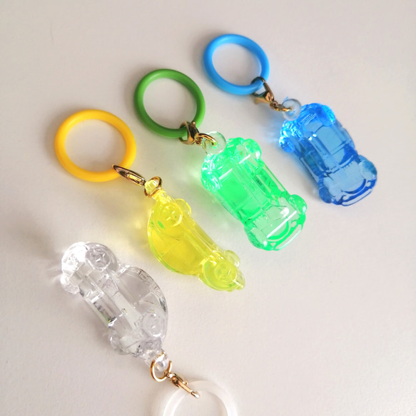 【車のアンブレラマーカー】　アンブレラマーカー　男の子　こども　子供　車チャーム　車　キーホルダー　ミニチュア 16枚目の画像