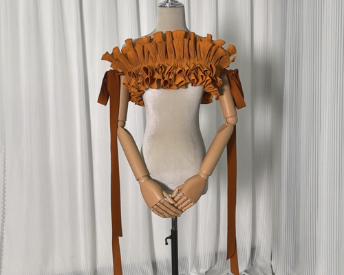 送料無料！取り外しオフショルダー リボン 可愛い プリンセスライン  