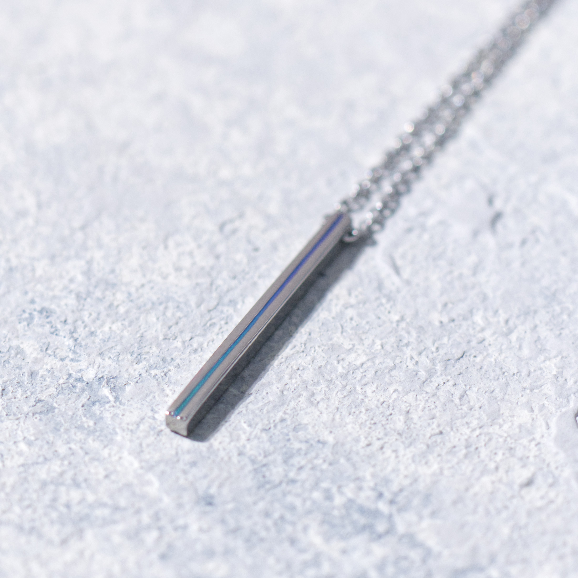 純チタン製ネックレス　決意