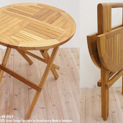 ハンドメイド　ワークデスク (チーク色) work Desk & PC DeskColor：Teak - ハンドメイドショップ 月家具