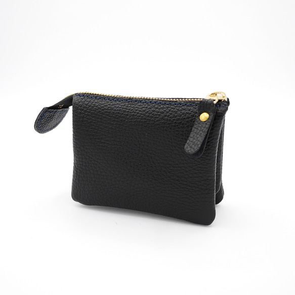 ｷｭｲｰﾙﾃﾞｿﾝ これ1つで身軽になる軽くて小さいお財布ポーチ　コンパクトで大容量なポーチ財布　《ブラック》228 4枚目の画像