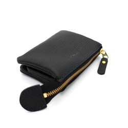 ｷｭｲｰﾙﾃﾞｿﾝ これ1つで身軽になる軽くて小さいお財布ポーチ　コンパクトで大容量なポーチ財布　《ブラック》228 5枚目の画像