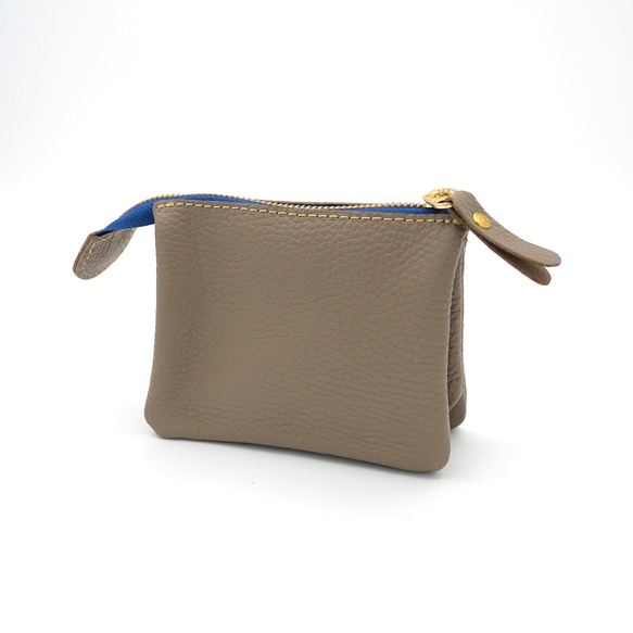 ｷｭｲｰﾙﾃﾞｿﾝ これ1つで身軽になる軽くて小さいお財布ポーチ　コンパクトで大容量なポーチ財布　《トープ》228 4枚目の画像