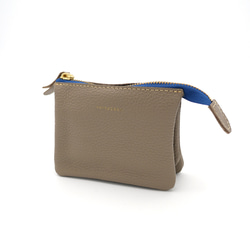 ｷｭｲｰﾙﾃﾞｿﾝ これ1つで身軽になる軽くて小さいお財布ポーチ　コンパクトで大容量なポーチ財布　《トープ》228 3枚目の画像