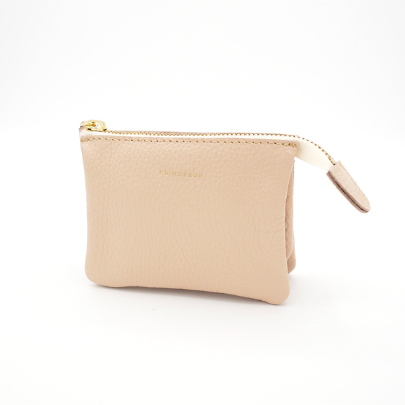 ｷｭｲｰﾙﾃﾞｿﾝ これ1つで身軽になる軽くて小さいお財布ポーチ　コンパクトで大容量なポーチ財布　《ベビーピンク》228 2枚目の画像