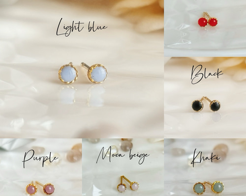 めっちゃちっちゃい！3mm Cotsubu カラーピアス♡送料無料