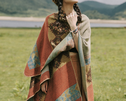 売店] ブランケットマフラー, 正方形のスカーフ冬暖かいショール厚いスカーフ女性のためのギフトスカーフショールショールスカーフ スカーフ スカーフ  ラップ ショール スカーフ レディース スカーフ スカーフ ラップ ショール スカーフ レディース カシミヤスカーフ二 ... スカーフ ストール 冬のスカーフソフトイミテーションカシミア厚くて長い暖かい花柄ブランケット女性 小物