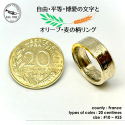 Aki様　オーダー　コインリング 全国総量無料で Aki様 オーダー コインリング アクセサリー