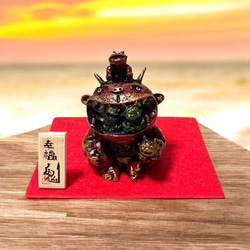 赤鬼 【鬼がいっぱい】幸福鬼 卓上 オニ 置物 福を招く その他置物 ぶ