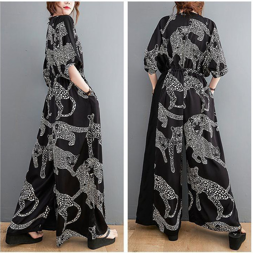 大きいサイズ レディース オールインワン　つなぎ　春夏 秋 新品 半袖 大きいサイズ レディース 夏秋 オールインワン つなぎ パンツ