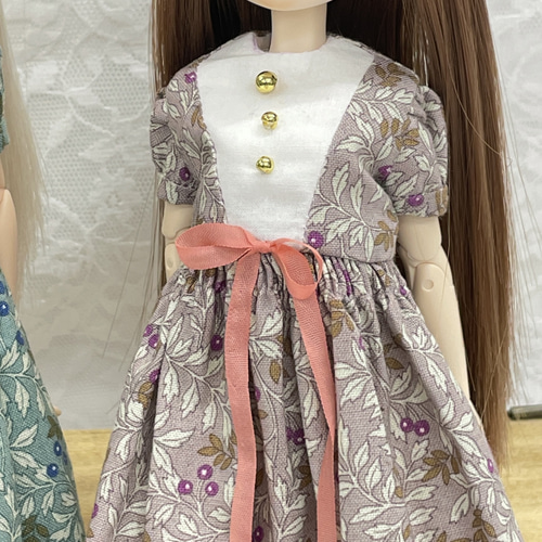 22cmドール服 オビツ22 ピュアニーモ 夏のルームワンピース ピンク