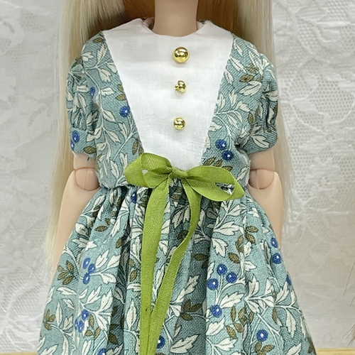 22cmドール服 オビツ22 ピュアニーモ 夏のルームワンピース ミント