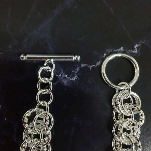 新商品 メキシカンジュエリー 銀 silver925 DNA ブレスレット