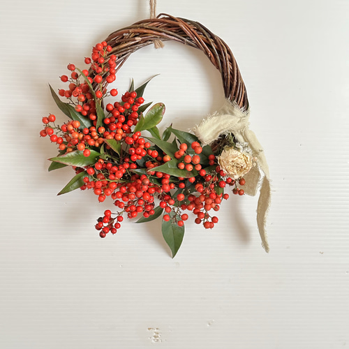 南天リース リース Rest garden 通販 18567036｜Creema(クリーマ)