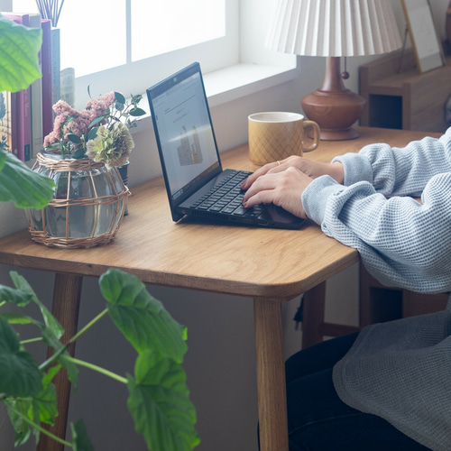 幅90cm 木製デスク テレワーク PC 子ども 在宅勤務 北欧 引き出し付き