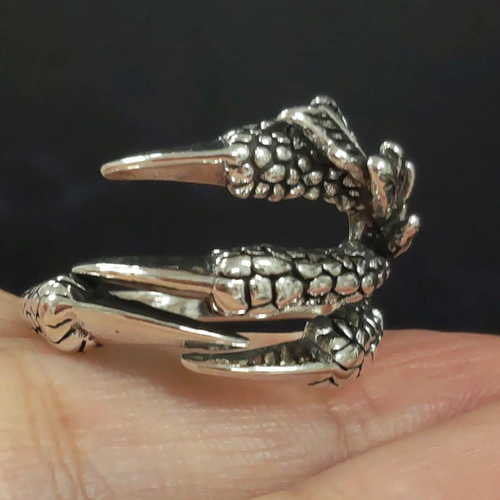 刻印入り silver925 メンズ 銀 指輪 メキシカンジュエリー ワシ