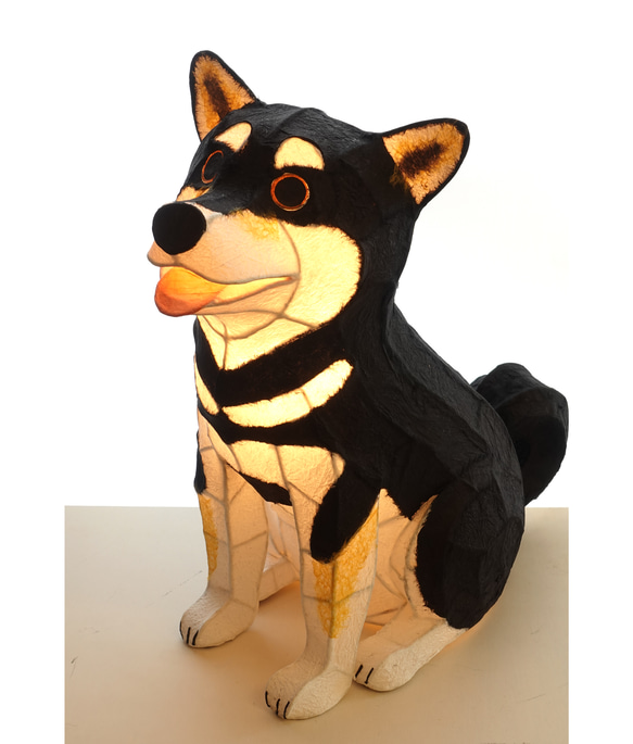 立体わんこライト（柴犬）注文製作 1枚目の画像