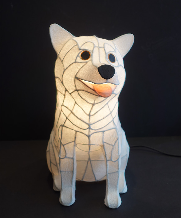 立体わんこライト（柴犬）注文製作 3枚目の画像